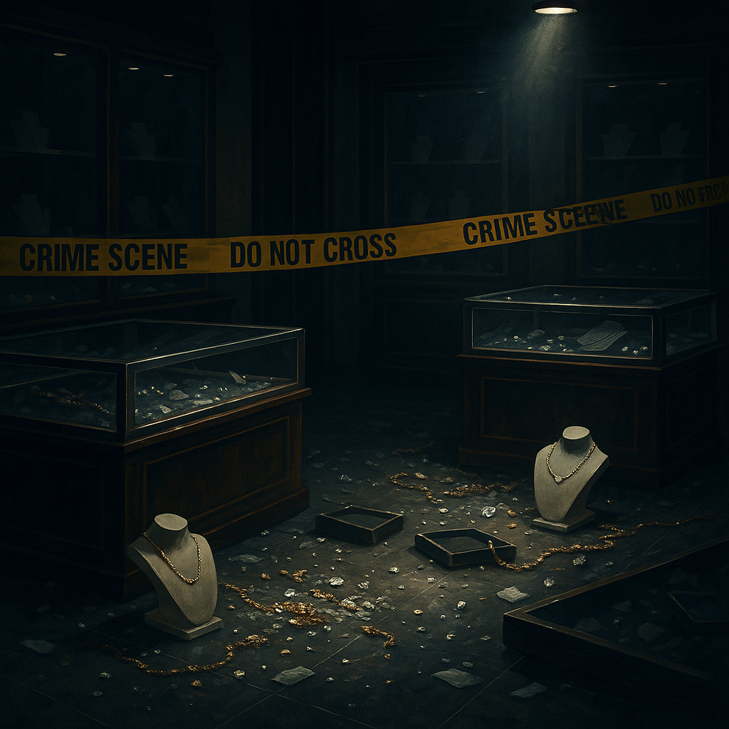 Read more about the article The Multi-Million Dollar Jewelry Robbery — A Crime Too Perfect to Be Real