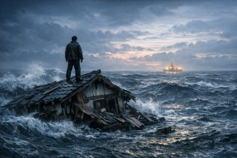 The 2011 Japan Tsunami Drifter? Two Days on a Roof While the Sea Kept Taking the World Away