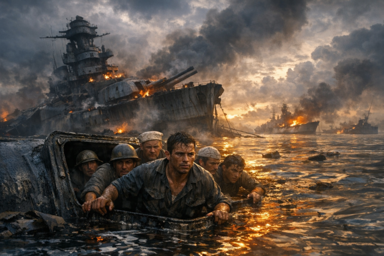 The Knocking Beneath Pearl Harbor – The 16 Days Three Sailors Survived Inside USS West Virginia