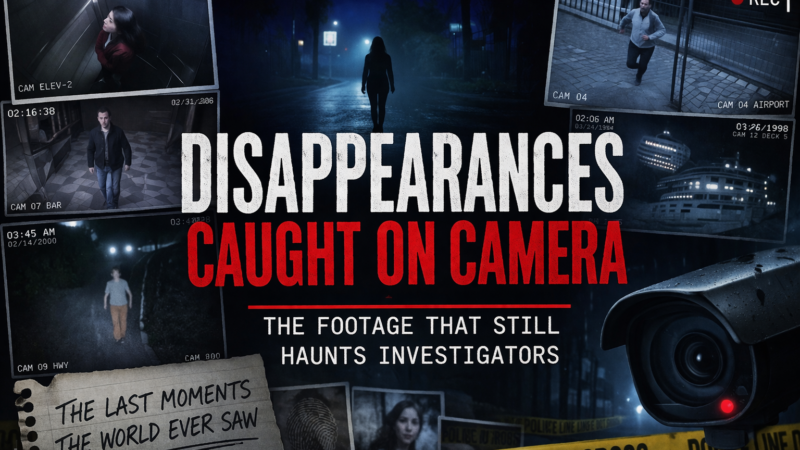 Disappearances Caught on Camera