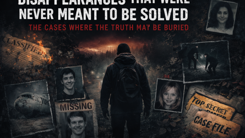 Disappearances That Were Never Meant to Be Solved
