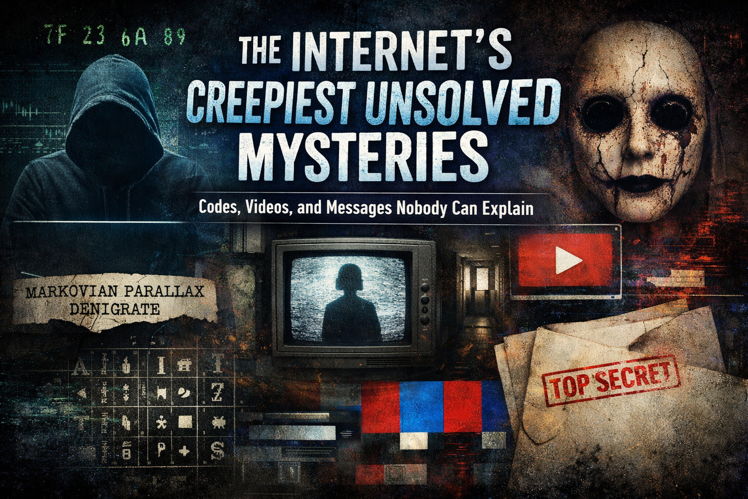 You are currently viewing The Internet’s Creepiest Unsolved Mysteries — Codes, Videos, and Messages Nobody Can Explain