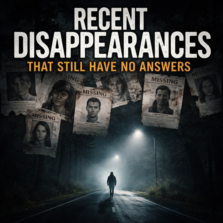 Recent Disappearances That Still Have No Answers: The Cases Whose Last Normal Day Never Really Ended