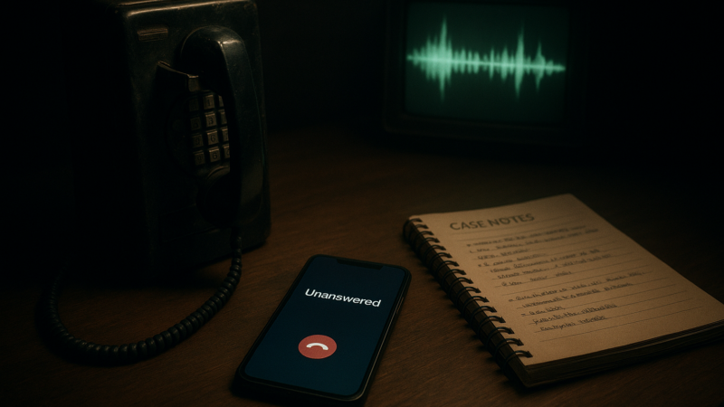 unsolved disappearances last phone call