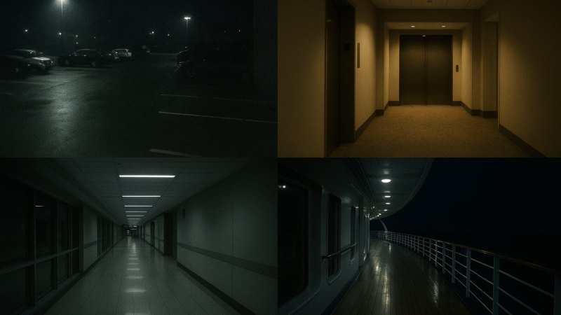 disappearances caught on surveillance footage