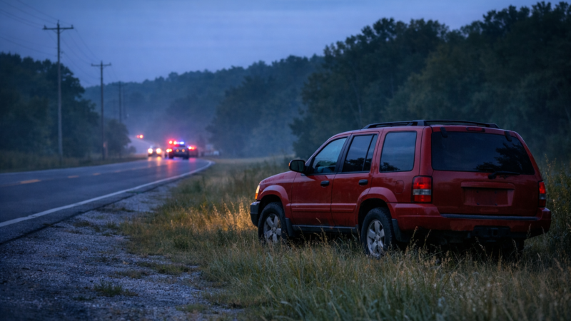 crystalrogersdisappearance cinematic Kentucky roadside at dusk