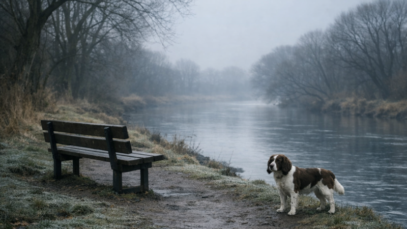 Nicola Bulley disappearance riverside path by the River Wyre on a cold winter morning