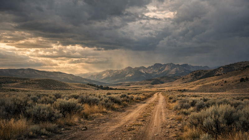 Amy Wroe Bechtel disappearance featured image showing open Wyoming trail country under a huge sky